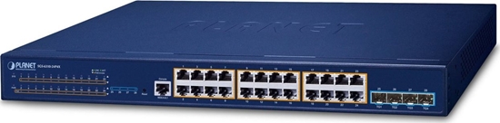 Picture of Switch Planet PLANET Layer 3 24-Port 10/100/1000T Zarzdzany L3 Gigabit Ethernet (10/100/1000) 1U Niebieski