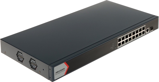 Picture of SWITCH POE DS-3E1518P-EI(V2) 16-PORTOWY SFP Hikvision