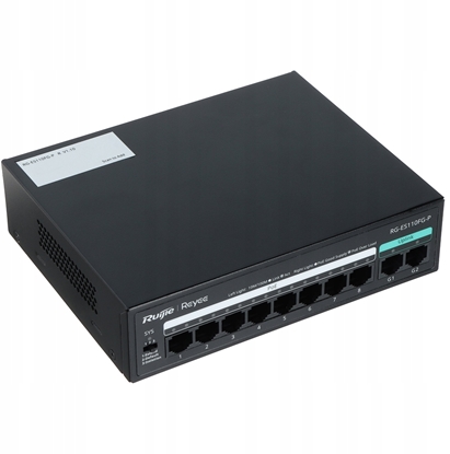Picture of SWITCH POE RG-ES110FG-P 8-PORTOWY REYEE