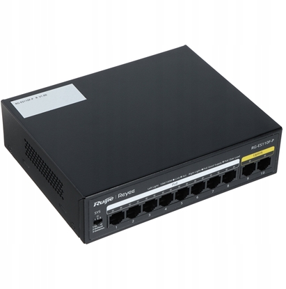 Picture of SWITCH POE RG-ES110F-P 8-PORTOWY REYEE