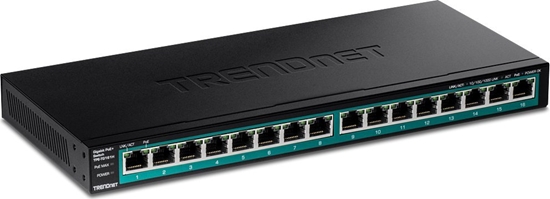 Изображение Trendnet 16-Port Gigabit PoE+ Switch(123W)