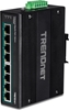 Picture of Trendnet 8-Port Indus. Gigabit PoE+ DIN-Rail Switch (24-56V)