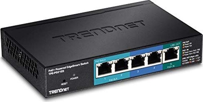 Attēls no Trendnet Switch  5-Port Gbit EdgeSmart PoE+ 18 W Metall