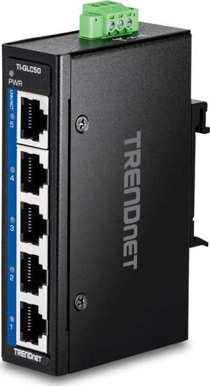 Picture of Trendnet 5-Port Industrial Gigabit DIN-Rail Mini Switch