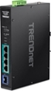 Picture of Trendnet 5-port Indust. Gbit PoE+ DIN-Rail Switch -20/+65°C
