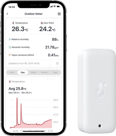 Изображение SwitchBot Smart Bundle 3er Pack Thermo-Hygrometer & Hub Mini