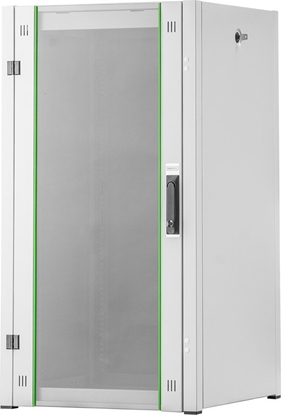 Picture of Szafa Digitus Szafa sieciowa stojca Hyper Pro 19" 22U rack 600x600, drzwi przód szyba, szary, 1000kg