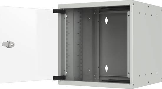 Picture of Szafa EFB EFB 48,26cm 10Zoll 4HE Wandgeh�use Tiefe 300 mm 1-teilig vormontiert RAL7035