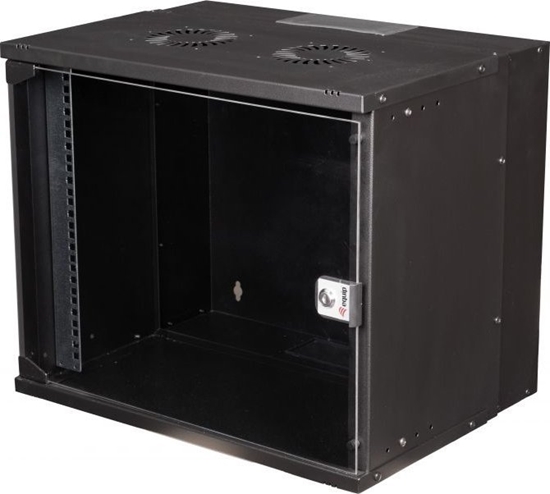 Изображение Equip EWM-09-5440-B statnis 9U Pie sienas stiprināms statīvs Melns