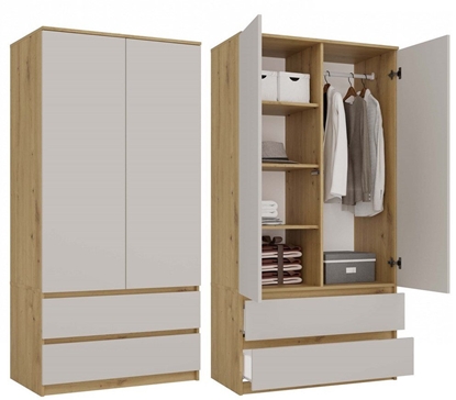 Attēls no Szafa Malwa SS-90 DB ARTISAN KASZMIR