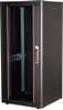 Picture of Roline 19-inch network cabinet Basic 26 U, 600x600 WxD glass door black