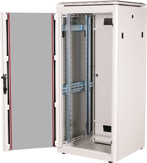 Picture of Roline 19-inch Network Cabinet Pro 26 U, 600x600 WxD glass door grey