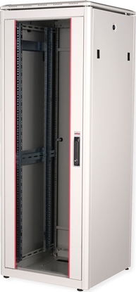 Picture of Roline 19-inch Network Cabinet Pro 32 U, 600x600 WxD glass door grey