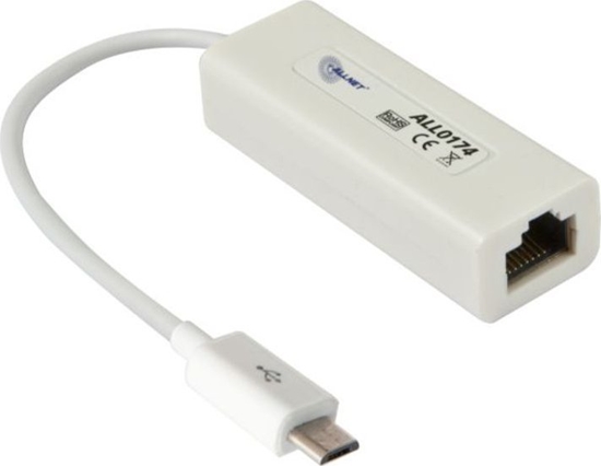 Изображение Szafa Sonstige ALLNET Micro USB 2.0 -> Fast Ethernet RJ45 Netzwerkkarte ALL0174 ALLTRAVEL