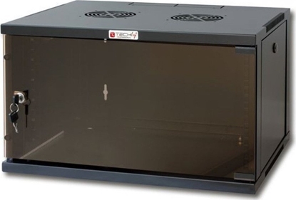 Attēls no Szafa Techly Techly 101577 Szafa wiszca rack 19" 9U 540x450, zmontowana, czarna
