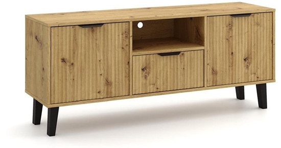 Изображение SZAFKA RTV Scandi 2D1S SLIM DB ARTISAN