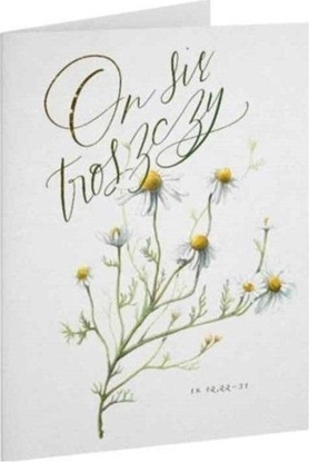 Изображение Szaron Kartka Dobro - ON - sie troszczy - rumianek