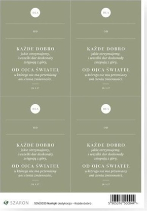 Изображение Szaron Naklejki dedykacyjne - Kade Dobro