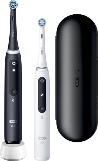Picture of Szczoteczka Oral-B iO Series 5 Duo 2 szt. Matt Black/Quite White