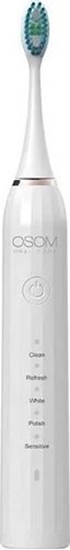 Picture of Szczoteczka Osom Oral Care Osom Oral Care kraunamas, elektrinis, garsinis dant epetlis, baltas OSOMORALM1WH