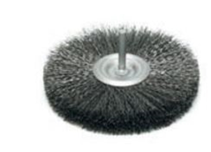 Изображение SZCZOTEX Szczotka druciana tarczowa 100m z trzpieniem 6mm