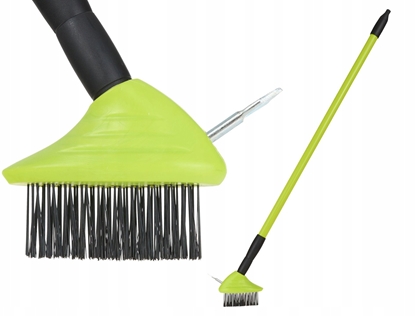 Attēls no Szczotka druciana ze skrobakiem do kostki brukowej,plast. trzonek (10)