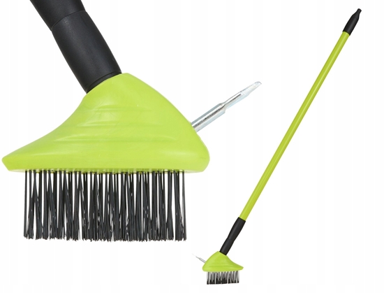 Picture of Szczotka druciana ze skrobakiem do kostki brukowej,plast. trzonek (10)