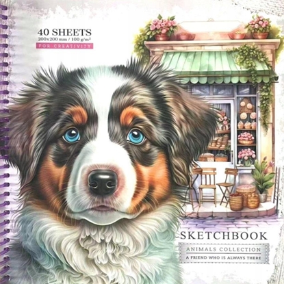 Изображение Szkicownik 200x200/40K gadki Berneski pies FRESH