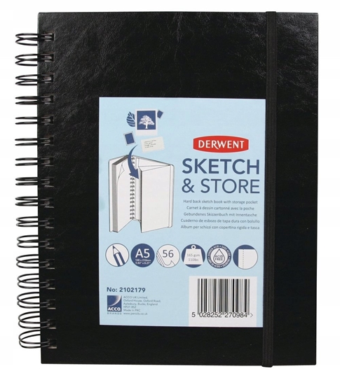 Picture of Szkicownik Derwent Sketch Store A5 pion