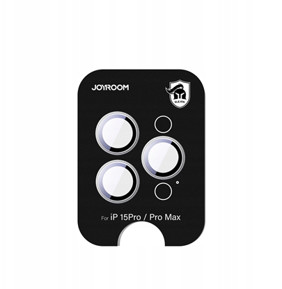 Attēls no Szko ochronne Joyroom JR-MFY0254 na obiektywy iPhone 15 Pro/15 Pro Max - tytanowe
