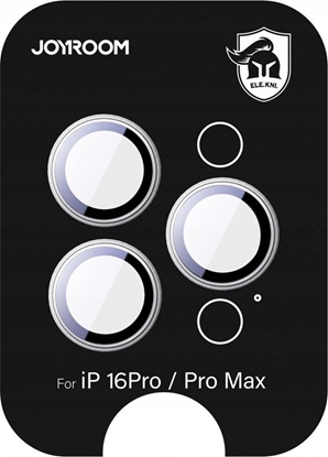 Изображение Szko ochronne Joyroom JR-MFY0261 na obiektywy iPhone 16 Pro/16 Pro Max - srebrne