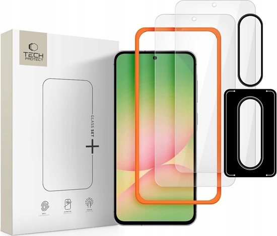 Picture of SZKO HARTOWANE TECH-PROTECT GLASS SET+ GALAXY A36 / A56 5G CLEAR