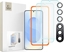 Изображение Tech-Protect Tech-Protect Supreme Set for Samsung Galaxy S25 2x Tempered Glass for Display / Tempered Glass for Camera - Clear