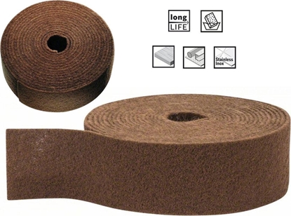 Изображение Szlifierka Bosch Bosch Expert fleece roll N880 coarse A, 100mmx10m, sanding sheet (brown, 10 meter roll, for hand sanding)