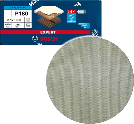 Изображение Szlifierka Bosch Bosch Expert M480 mesh structure sanding sheet 125mm, K180 (50 pieces, for eccentric sanders)