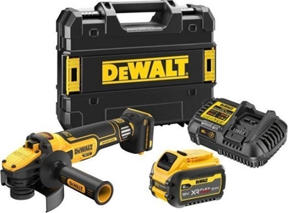 Attēls no Szlifierka Dewalt SZLIFIERKA KÄTOWA AKUMULATOROWA 125 MM XR 18V 1*6.0AH T-STAK