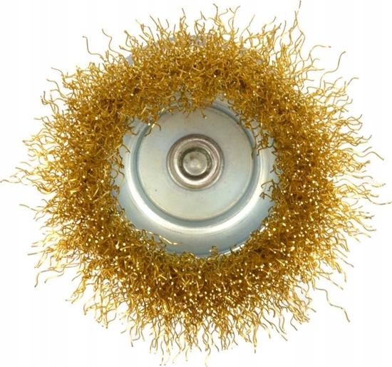 Picture of Szlifierka Geko Szczotka druciana czoowa,mosina 75mm/3"z trzpieniem (10/120)