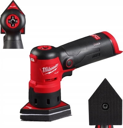 Picture of Szlifierka Milwaukee Milwaukee M12FDSS-0B Cordless Vibrating Sander 12 V 88.8 x 63.5 cm (4933479680) - without battery, without charger