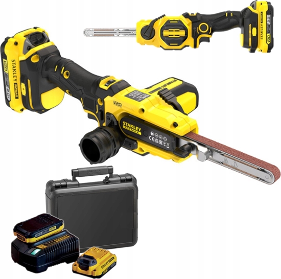 Изображение Szlifierka Stanley Pilnik tamowy V20 2x2.0Ah 13mm SFMCE210D2K