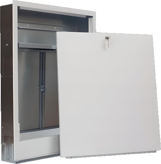 Изображение SZPMS-4 SZAFKA PODTYNKOWA Z MASKOWNIC I MIEJSCEM NA STEROWANIE 10 OBWODÓW SZER X WYS X G 752X730(ZEW.) 710X730(WEW.) X120 SIGMA-LI // TG.SZPMS-4