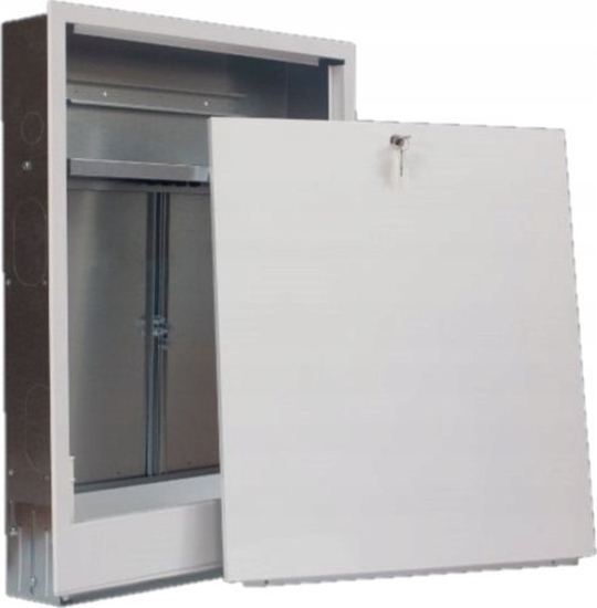 Изображение SZPMS-6 SZAFKA PODTYNKOWA Z MASKOWNIC I MIEJSCEM NA STEROWANIE 14 OBWODÓW SZER X WYS X G 1002X730(ZEW.) 960X730(WEW.) X120 SIGMA-LI // TG.SZPMS-6