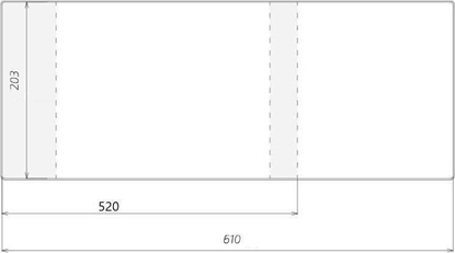 Attēls no Sztapel Okadka regulowana 203x520mm (50szt)