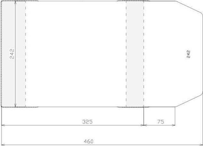 Attēls no Sztapel Okadka regulowana 242x400mm (50szt)