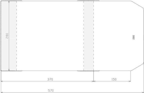 Picture of Sztapel Okadka regulowana 280x520mm (50szt)