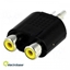 Attēls no T adapteris | RCA ligzda x2,RCA spraudnis | mono