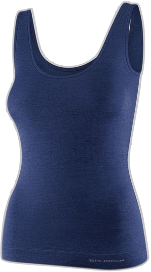 Изображение TA1059W Koszulka damska bez rkawów COMFORT MERINO granatowy XL