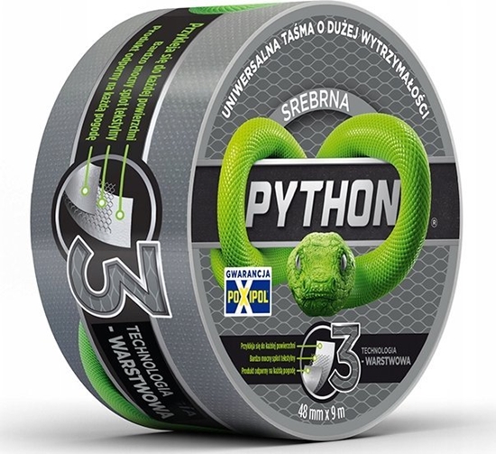 Picture of TAÅMA DUCT TAPE PYTHON SREBRNA 44MM*9M
