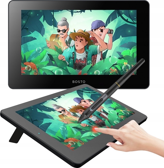 Изображение Tablet graficzny Bosto BOSTO Graphic Tablet BT-12HDT (1920x1080)