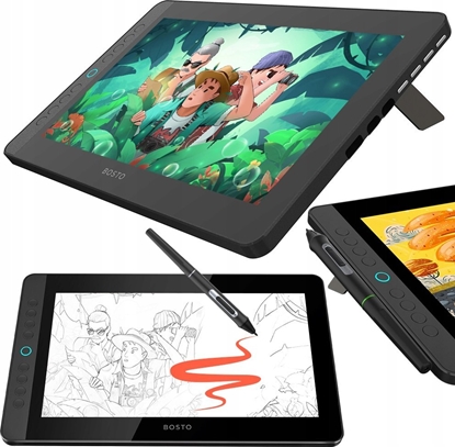 Attēls no Tablet graficzny Bosto Graphic Tablet BT-12HDK (1920x1080)