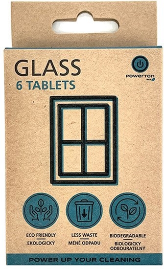 Picture of Tabletki czyszcz�ce Powerton Eco, 6 szt. (3 litry preparatu), okna, szk�o